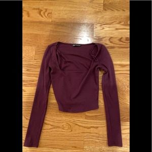 Zara long sleeve top